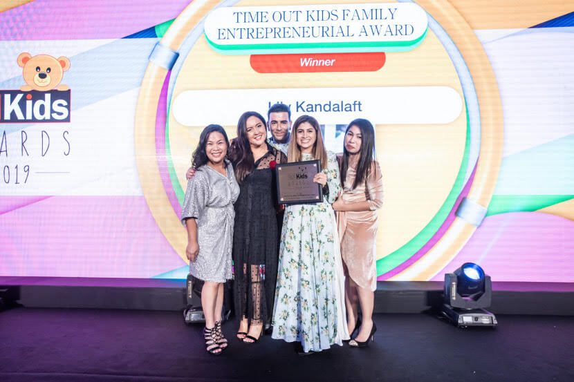 Janice Bustamante-Aton at the Time Out Dubai Kids Awards 2019