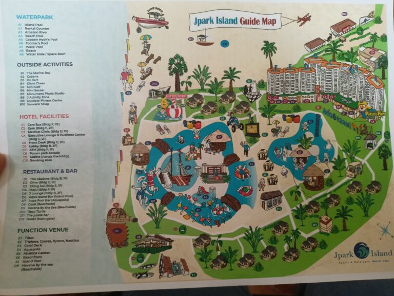 an image of a map of Jpark Island Resort and Waterpark in Cebu